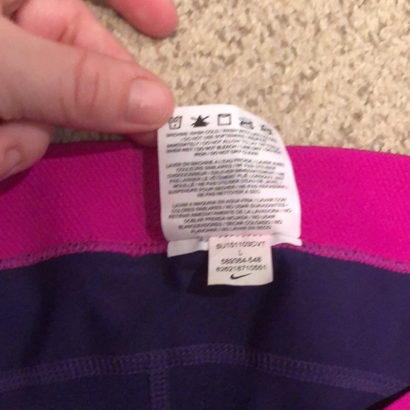 NWOT Nike Dri-fit shorts purple pink large - Picture 3 of 3
